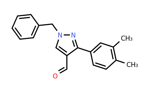 CAS 956360-88-6 | 1-benzyl-3-(3,4-dimethylphenyl)-1H-pyrazole-4-carbaldehyde