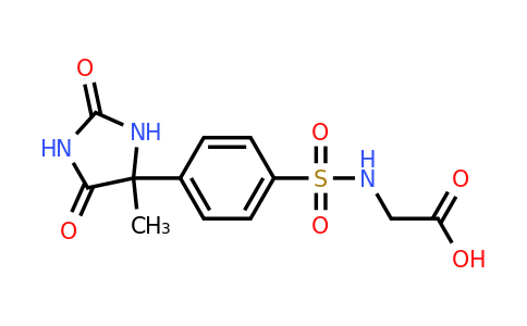 CAS 956369-59-8 | 2-[4-(4-methyl-2,5-dioxoimidazolidin-4-yl)benzenesulfonamido]acetic acid
