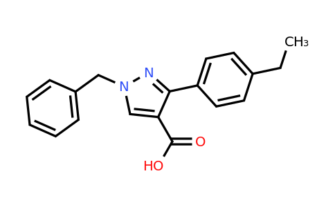 CAS 956386-81-5 | 1-benzyl-3-(4-ethylphenyl)-1H-pyrazole-4-carboxylic acid