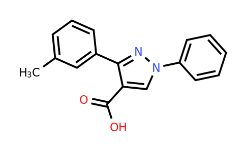 CAS 956387-03-4 | 3-(3-methylphenyl)-1-phenyl-1H-pyrazole-4-carboxylic acid