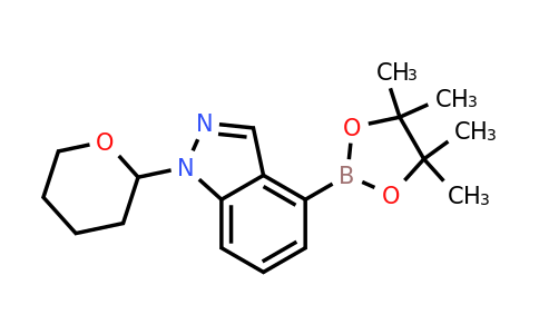 1-(Tetrahydro-2H-pyran-2-YL)-4-(4,4,5,5-tetramethyl-1,3,2-dioxaborolan-2-YL)-1H-indazole