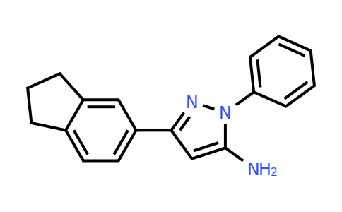 CAS 956411-52-2 | 3-(2,3-dihydro-1H-inden-5-yl)-1-phenyl-1H-pyrazol-5-amine