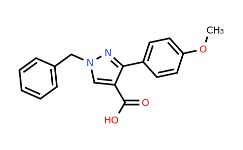 CAS 956437-88-0 | 1-benzyl-3-(4-methoxyphenyl)-1H-pyrazole-4-carboxylic acid