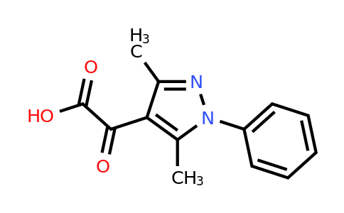 CAS 956438-21-4 | 2-(3,5-dimethyl-1-phenyl-1H-pyrazol-4-yl)-2-oxoacetic acid