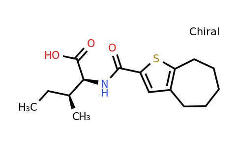 CAS 956443-73-5 | (2S,3S)-2-{4H,5H,6H,7H,8H-cyclohepta[b]thiophen-2-ylformamido}-3-methylpentanoic acid