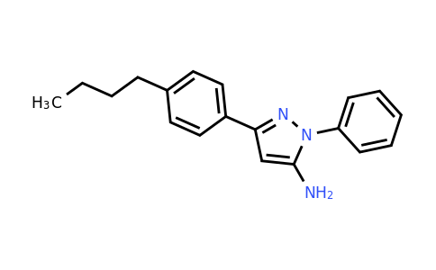 CAS 956453-60-4 | 3-(4-butylphenyl)-1-phenyl-1H-pyrazol-5-amine