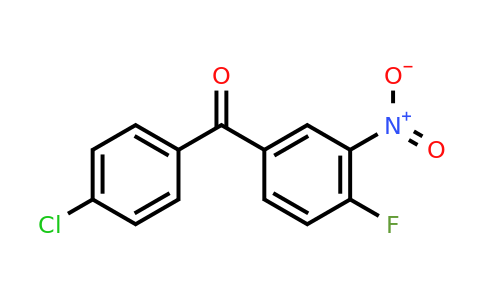 CAS 956474-49-0 | 4'-Chloro-4-fluoro-3-nitrobenzophenone