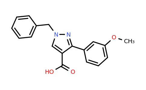 CAS 956505-11-6 | 1-benzyl-3-(3-methoxyphenyl)-1H-pyrazole-4-carboxylic acid