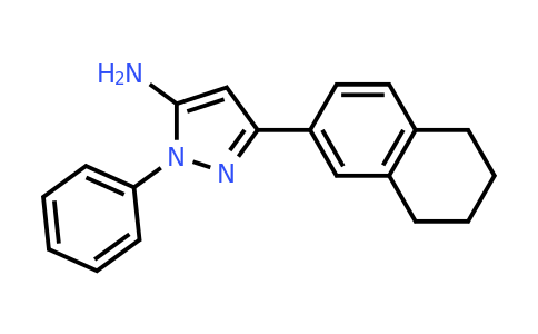 CAS 956505-57-0 | 1-phenyl-3-(5,6,7,8-tetrahydronaphthalen-2-yl)-1H-pyrazol-5-amine