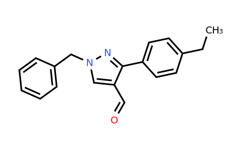 CAS 956513-35-2 | 1-benzyl-3-(4-ethylphenyl)-1H-pyrazole-4-carbaldehyde