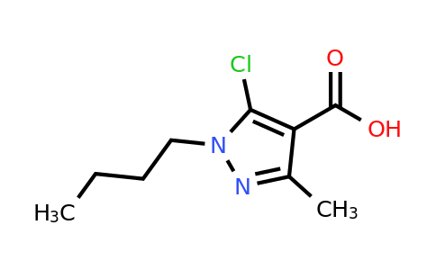 CAS 956573-62-9 | 1-butyl-5-chloro-3-methyl-1H-pyrazole-4-carboxylic acid