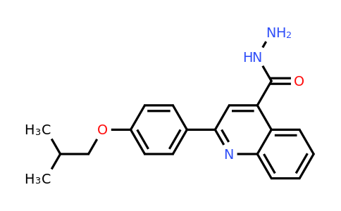 CAS 956576-44-6 | 2-(4-Isobutoxyphenyl)quinoline-4-carbohydrazide