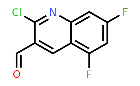 CAS 956631-90-6 | 2-Chloro-5,7-difluoroquinoline-3-carbaldehyde