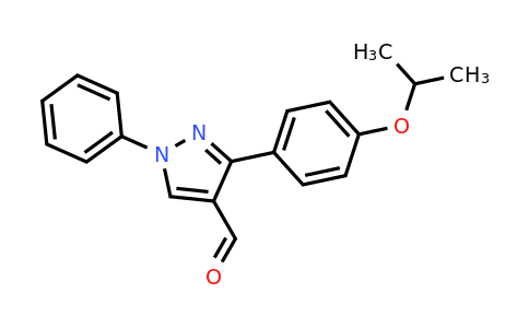 CAS 956713-46-5 | 1-phenyl-3-[4-(propan-2-yloxy)phenyl]-1H-pyrazole-4-carbaldehyde