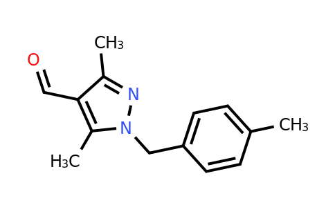 CAS 956714-20-8 | 3,5-dimethyl-1-[(4-methylphenyl)methyl]-1H-pyrazole-4-carbaldehyde