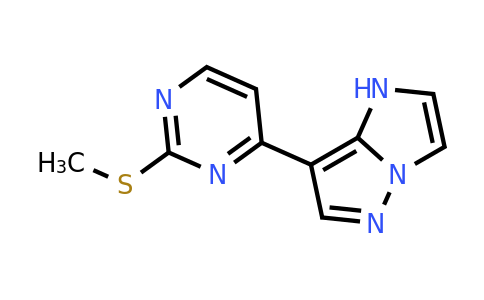 CAS 956722-15-9 | 7-(2-(Methylthio)pyrimidin-4-yl)-1H-imidazo[1,2-b]pyrazole