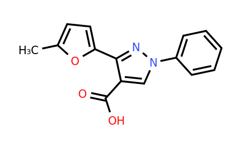 CAS 956742-31-7 | 3-(5-methylfuran-2-yl)-1-phenyl-1H-pyrazole-4-carboxylic acid