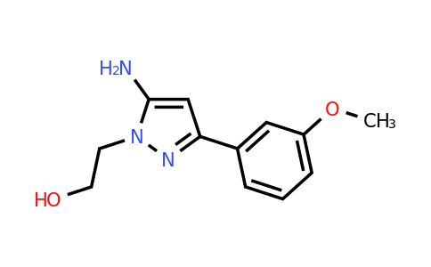 CAS 956751-64-7 | 2-[5-Amino-3-(3-methoxyphenyl)-1H-pyrazol-1-yl]ethan-1-ol