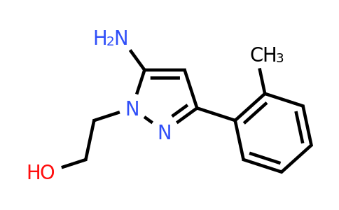 CAS 956751-79-4 | 2-[5-Amino-3-(2-methylphenyl)-1H-pyrazol-1-yl]ethan-1-ol