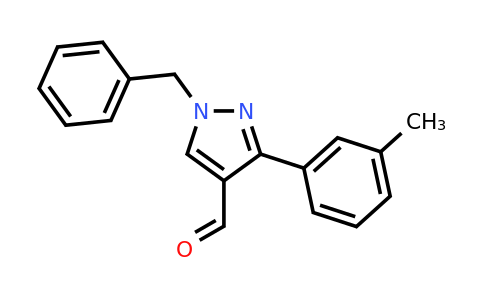 CAS 956753-10-9 | 1-benzyl-3-(3-methylphenyl)-1H-pyrazole-4-carbaldehyde
