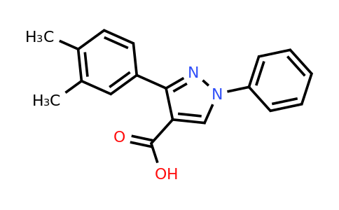 CAS 956753-11-0 | 3-(3,4-dimethylphenyl)-1-phenyl-1H-pyrazole-4-carboxylic acid