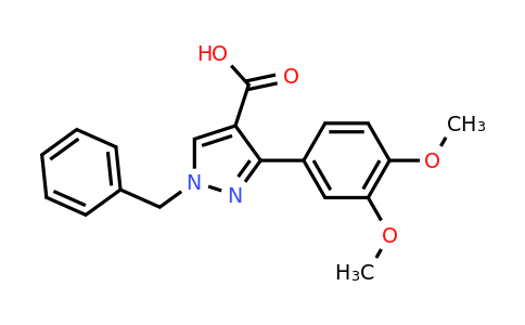 CAS 956756-38-0 | 1-benzyl-3-(3,4-dimethoxyphenyl)-1H-pyrazole-4-carboxylic acid