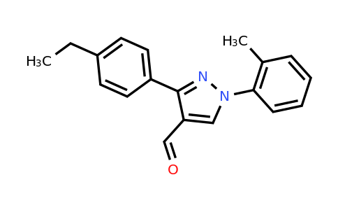 CAS 956763-48-7 | 3-(4-ethylphenyl)-1-(2-methylphenyl)-1H-pyrazole-4-carbaldehyde