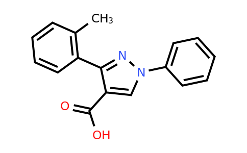 CAS 956764-90-2 | 3-(2-methylphenyl)-1-phenyl-1H-pyrazole-4-carboxylic acid