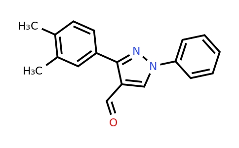 CAS 956777-84-7 | 3-(3,4-dimethylphenyl)-1-phenyl-1H-pyrazole-4-carbaldehyde