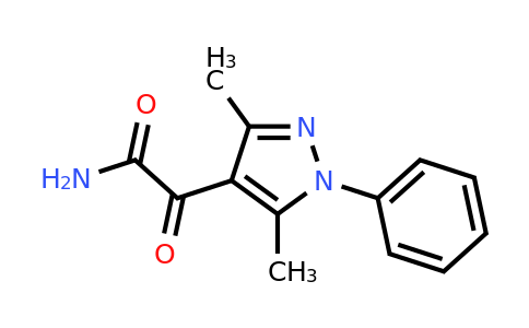 CAS 956780-18-0 | 2-(3,5-dimethyl-1-phenyl-1H-pyrazol-4-yl)-2-oxoacetamide