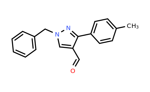 CAS 956783-07-6 | 1-benzyl-3-(4-methylphenyl)-1H-pyrazole-4-carbaldehyde