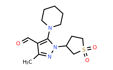 CAS 956794-42-6 | 1-(1,1-dioxo-1lambda6-thiolan-3-yl)-3-methyl-5-(piperidin-1-yl)-1H-pyrazole-4-carbaldehyde