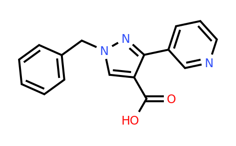 CAS 956959-59-4 | 1-benzyl-3-(pyridin-3-yl)-1H-pyrazole-4-carboxylic acid