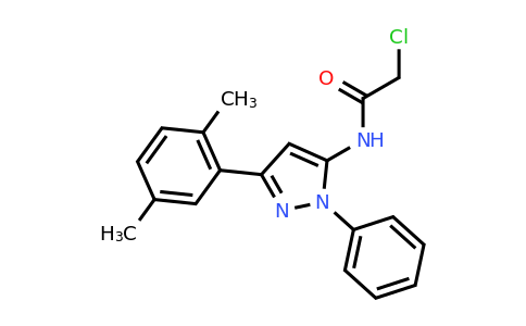 CAS 957014-23-2 | 2-chloro-N-[3-(2,5-dimethylphenyl)-1-phenyl-1H-pyrazol-5-yl]acetamide