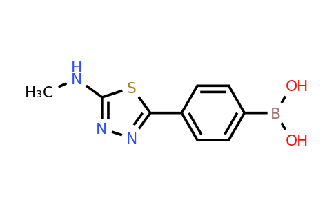 CAS 957034-49-0 | (4-(5-(methylamino)-1,3,4-thiadiazol-2-yl)phenyl)boronic acid