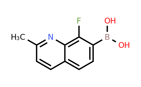 CAS 957035-06-2 | (8-Fluoro-2-methylquinolin-7-yl)boronic acid