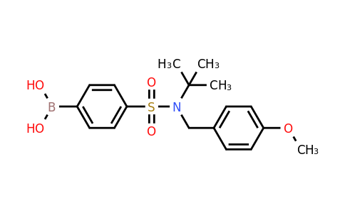 CAS 957060-86-5 | (4-(N-(tert-Butyl)-N-(4-methoxybenzyl)sulfamoyl)phenyl)boronic acid
