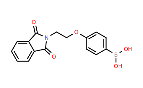 CAS 957061-10-8 | (4-(2-(1,3-Dioxoisoindolin-2-yl)ethoxy)phenyl)boronic acid