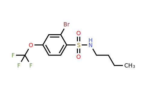 CAS 957062-76-9 | 2-Bromo-N-butyl-4-(trifluoromethoxy)benzenesulfonamide