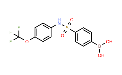 CAS 957062-98-5 | (4-(N-(4-(Trifluoromethoxy)phenyl)sulfamoyl)phenyl)boronic acid
