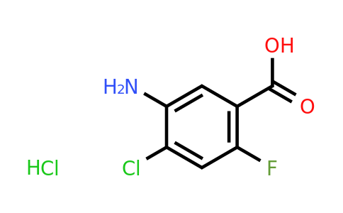 CAS 957120-34-2 | 5-Amino-4-chloro-2-fluorobenzoic acid hydrochloride
