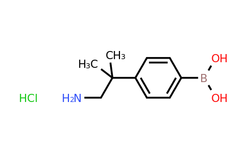 CAS 957120-45-5 | (4-(1-Amino-2-methylpropan-2-yl)phenyl)boronic acid hydrochloride