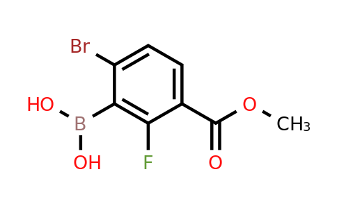 CAS 957120-79-5 | (6-Bromo-2-fluoro-3-(methoxycarbonyl)phenyl)boronic acid