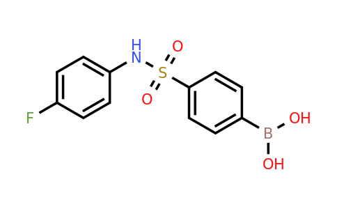 CAS 957121-13-0 | (4-(N-(4-Fluorophenyl)sulfamoyl)phenyl)boronic acid
