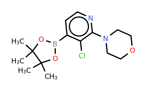 CAS 957198-28-6 | 3-Chloro-2-(4-morpholino)pyridine-4-boronic acid pinacol ester