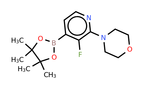 CAS 957198-29-7 | 3-Fluoro-2-(4-morpholino)pyridine-4-boronic acid pinacol ester