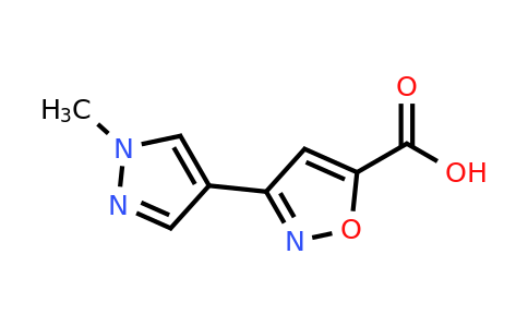 CAS 957312-81-1 | 3-(1-methyl-1H-pyrazol-4-yl)-1,2-oxazole-5-carboxylic acid