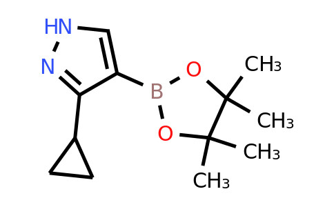 CAS 957345-32-3 | 3-cyclopropyl-4-(tetramethyl-1,3,2-dioxaborolan-2-yl)-1H-pyrazole