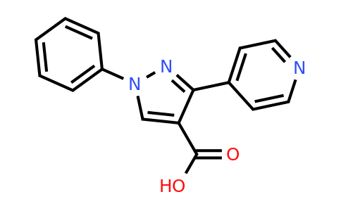 CAS 957354-76-6 | 1-Phenyl-3-(pyridin-4-yl)-1H-pyrazole-4-carboxylic acid