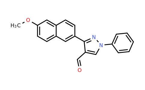 CAS 957354-89-1 | 3-(6-Methoxynaphthalen-2-yl)-1-phenyl-1H-pyrazole-4-carbaldehyde